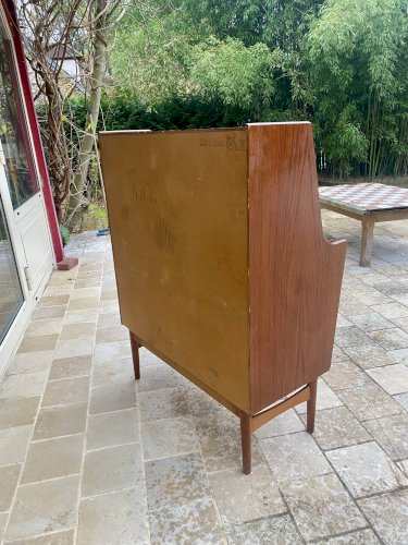 Secrétaire / bureau danois modèle 37 par Arne Wahl Iversen pour Vinde Møbe