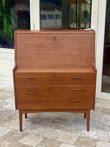 Secrétaire / bureau danois modèle 37 par Arne Wahl Iversen pour Vinde Møbe