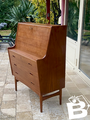 Secrétaire / bureau danois modèle 37 par Arne Wahl Iversen pour Vinde Møbe