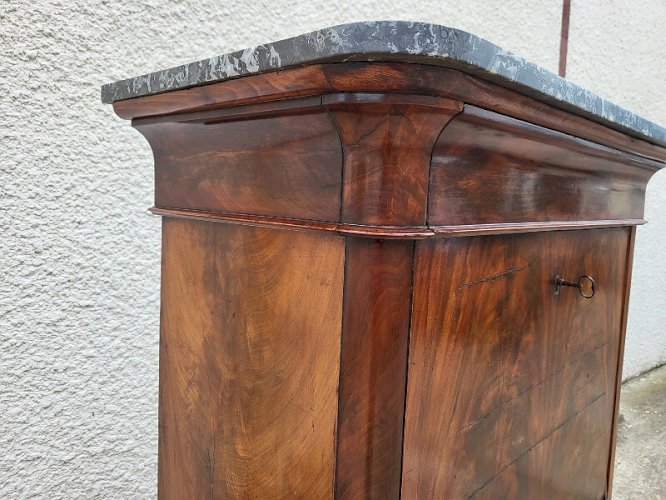 SECRETAIRE RESTAURATION EN ACAJOU DU XIX ème SIECLE
