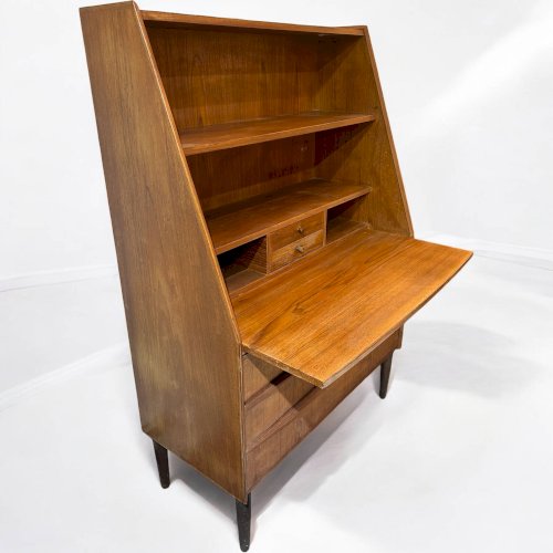 secrétaire scandinave en teck 1960