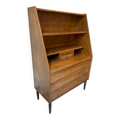 secrétaire scandinave en teck 1960
