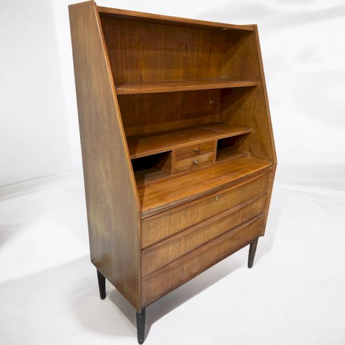 secrétaire scandinave en teck 1960