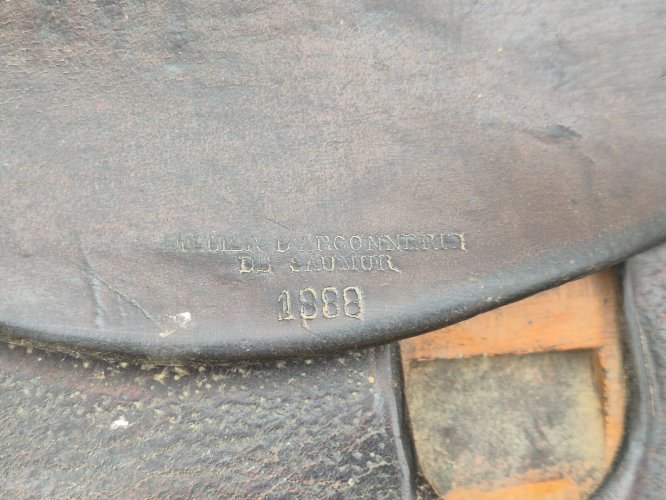 SELLE DE CHEVAL MILITAIRE FRANCAIS 1888