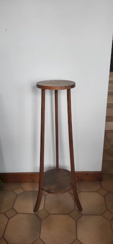 Sellette en bois, années 50