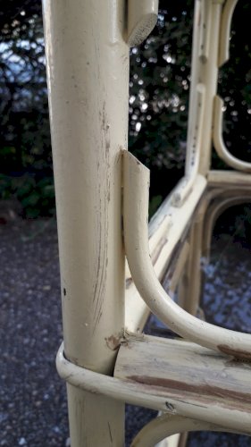 Sellette étagère en rotin