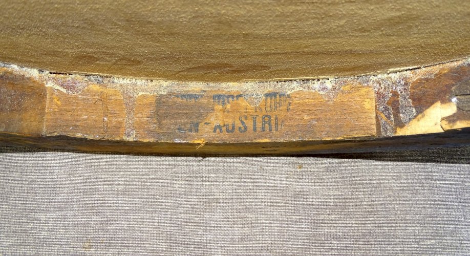 Sellette, table d'appoint par KOHN, vers 1910 bistrot bois-courbé - no Thonet -