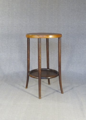 Sellette, table d'appoint par KOHN, vers 1910 bistrot bois-courbé - no Thonet -