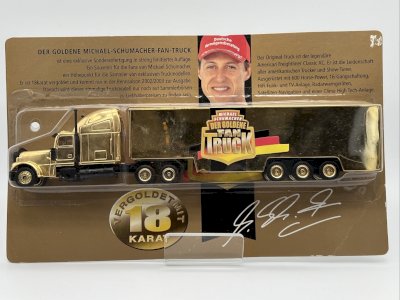 Semi-remorque Grell Werbemittel Michael Schumacher fan truck 1/87