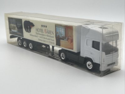 Semi-remorque Scania Altes Brauhaus Et Hôtel Baren 1/87 HO