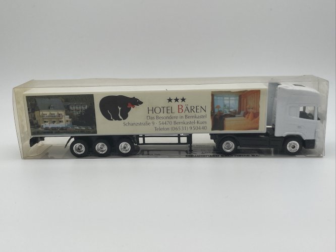 Semi-remorque Scania Altes Brauhaus Et Hôtel Baren 1/87 HO