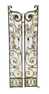 Séparation a deux vantaux en fer forgé XX siècle