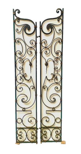 Séparation a deux vantaux en fer forgé XX siècle