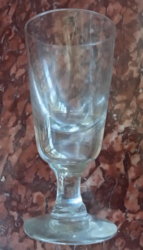 Série 3 Grands Verres Absinthe Verre Soufflé  Bar Bistrot Ancien Old Glasses