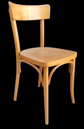 Série 4 Anciennes Chaises Bois Thonet Mobilier Bistrot Bar Ancien Estampillées