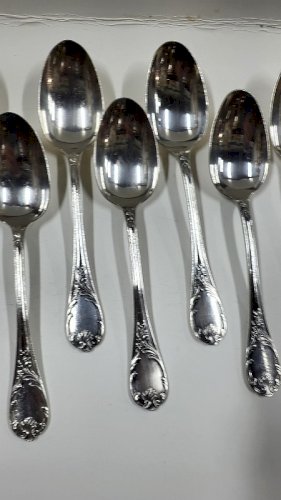 SERIE DE 12 GROSSES CUILLERES CHRISTOFLE MARLY EN METAL ARGENTE