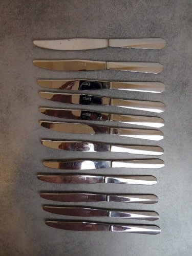 SERIE DE 12 PETITS COUTEAUX DE TABLE SANSON BEZIERS INOX