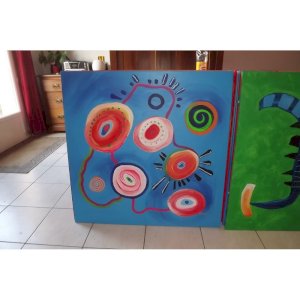 Série de 15 Toiles du Peintre SEIDEL (1954)