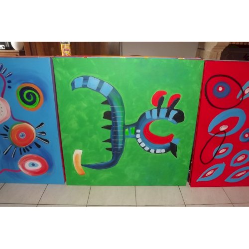 Série de 15 Toiles du Peintre SEIDEL (1954)