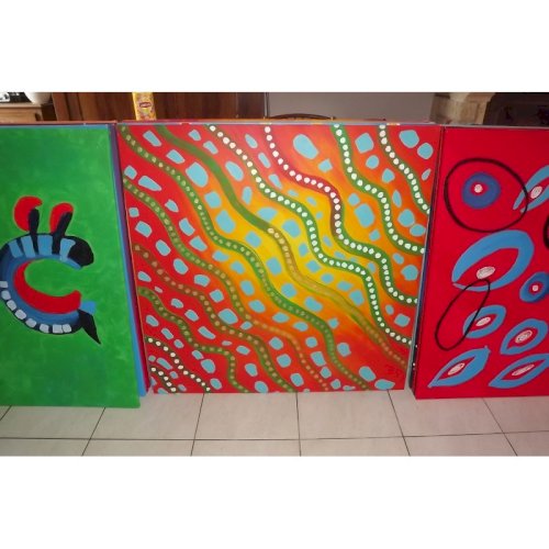 Série de 15 Toiles du Peintre SEIDEL (1954)