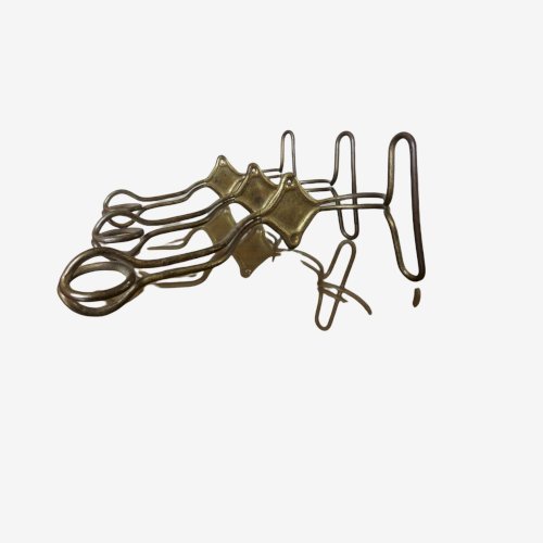 SERIE DE 3 PATERES  ASTROLABE  MURALES DOUBLES EN METAL DORE ANNEES 50 60