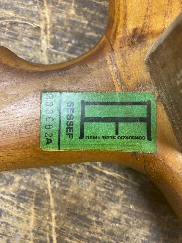 Série de 4 chaises Havana – Gessef, Consorzio Sedie Friuli