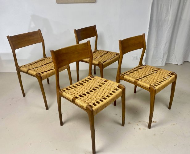 Série de 4 chaises Havana – Gessef, Consorzio Sedie Friuli