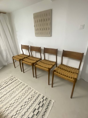 Série de 4 chaises Havana – Gessef, Consorzio Sedie Friuli