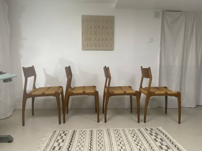 Série de 4 chaises Havana – Gessef, Consorzio Sedie Friuli