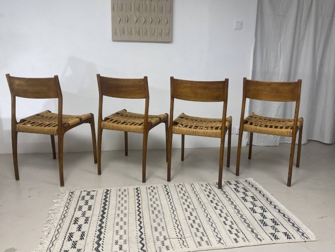 Série de 4 chaises Havana – Gessef, Consorzio Sedie Friuli