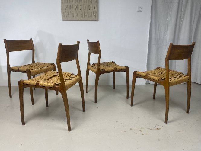 Série de 4 chaises Havana – Gessef, Consorzio Sedie Friuli