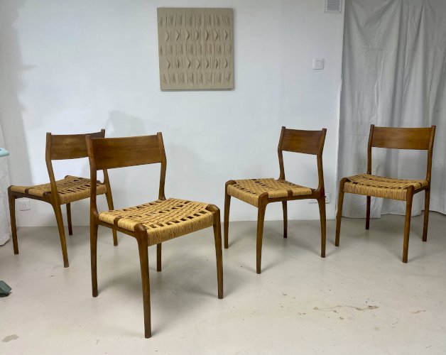 Série de 4 chaises Havana – Gessef, Consorzio Sedie Friuli