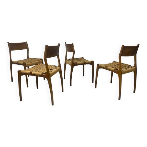 Série de 4 chaises Havana – Gessef, Consorzio Sedie Friuli