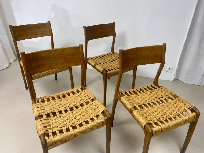 Série de 4 chaises Havana – Gessef, Consorzio Sedie Friuli