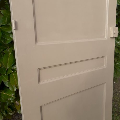 Série de 4 Portes de communication intérieures anciennes bois massif panneautées moulurées