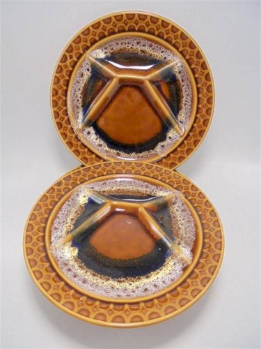 Série de 5 assiettes sarreguemines