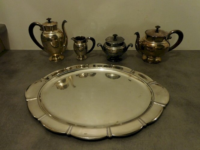 SERVICE A CAFE 5 PIECES GALLIA ART DECO