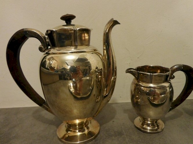 SERVICE A CAFE 5 PIECES GALLIA ART DECO