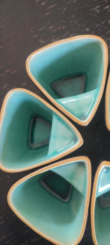 Service à café céramique Design Triangulaire 1950