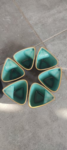 Service à café céramique Design Triangulaire 1950