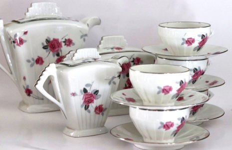Porcelain coffee set