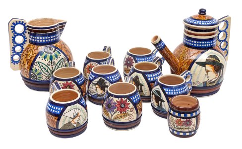 Coffee service Paul Fouillen Quimper
