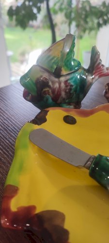 Service à condiments céramique Vallauris