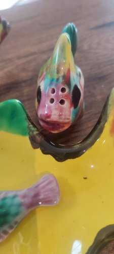 Service à condiments céramique Vallauris