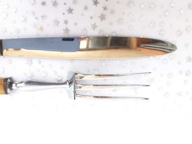 Service à découper ancien Art Déco