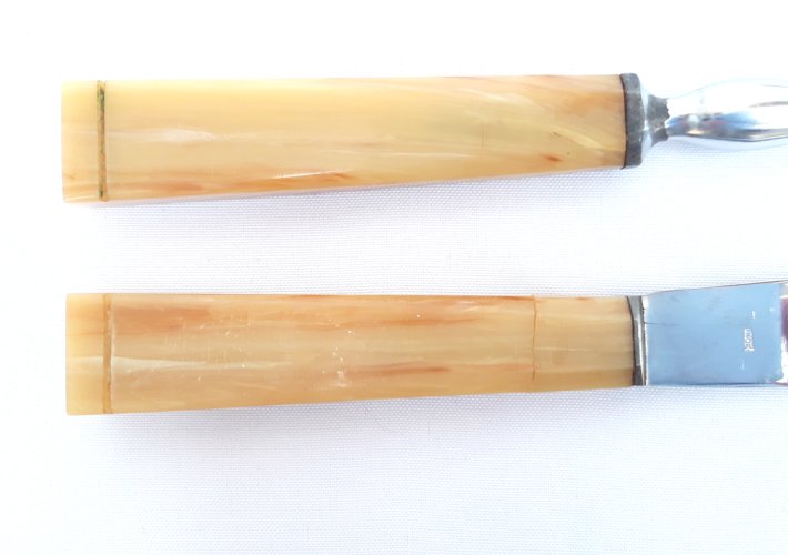 Service à découper ancien Art Déco