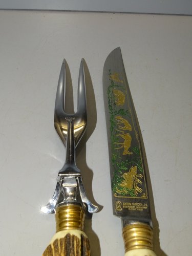 -SERVICE A DECOUPER ANTON WINGEN JB SOLINGEN GERMANY ROST FREI BOIS de CERF   D