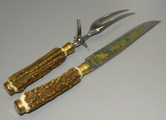 -SERVICE A DECOUPER ANTON WINGEN JB SOLINGEN GERMANY ROST FREI BOIS de CERF   D