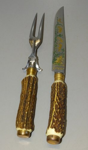 -SERVICE A DECOUPER ANTON WINGEN JB SOLINGEN GERMANY ROST FREI BOIS de CERF   D