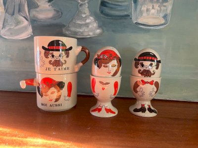 Service à déjeuner vintage fabriqués en Corée